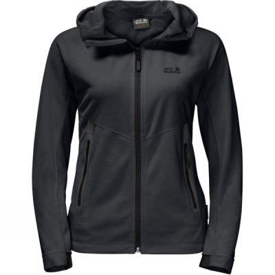 Chaquetas Jack Wolfskin ExoLight Dynamic Hooded Mujer - Gris Oscuro - Chile HAM012984